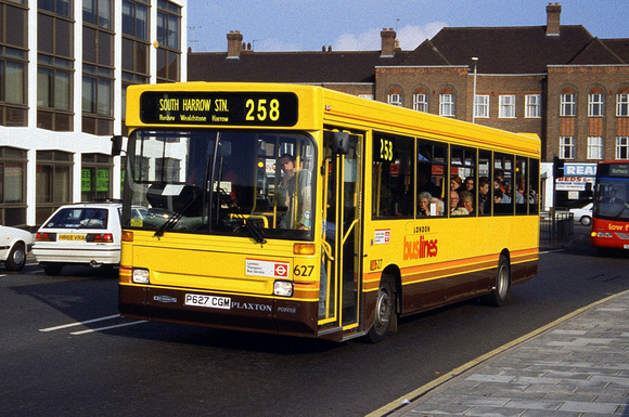 Route 258, London Buslines 627, P627CGM, Harrow