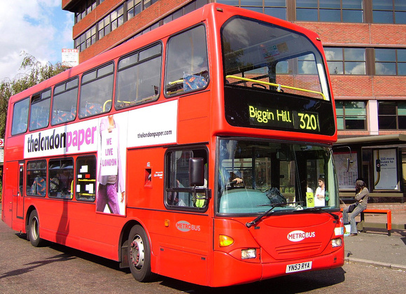 Route 320, Metrobus 472, YN53RYA, Bromley