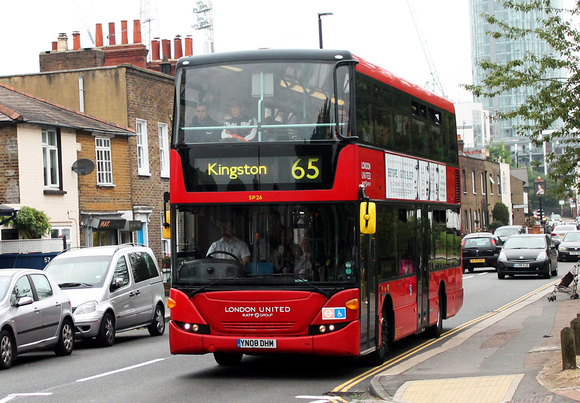 Route 65, London United RATP, SP26, YN08DHM, Brentford