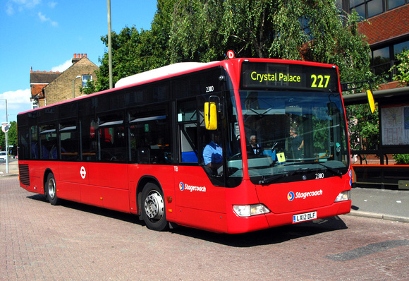 Route 227, Stagecoach London 23110, LX12DLF, Bromley