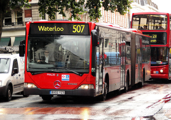 Route 507, London General, MAL30, BX02YZS, Victoria