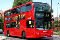 Route E1, First London, DN33588, SN09CEY, Ealing
