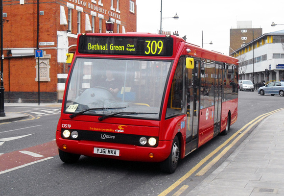 Route 309, CT Plus, OS19, YJ61MKA, Bethnal Green
