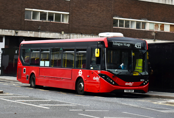 Route 433, Abellio London 8856, YX16OAH, Croydon