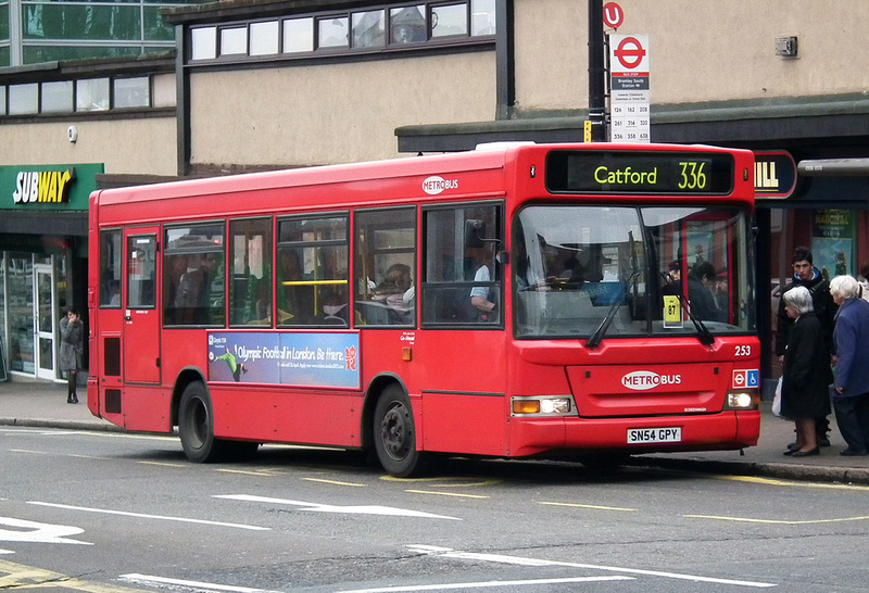 London Bus Routes | Route 336: Catford Bridge - Locksbottom | Route 336 ...