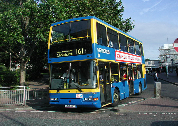 Route 161, Metrobus 408, T408SMV, Woolwich Arsenal