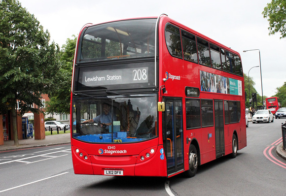 Route 208, Stagecoach London 10140, LX12DFV, Catford