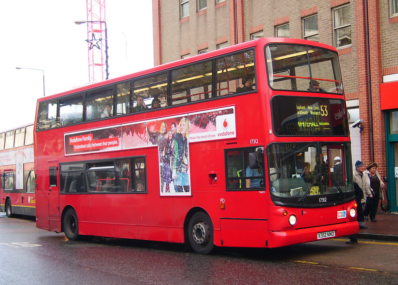 London Bus Routes | Route 53: Plumstead Station - Lambeth North | Route ...