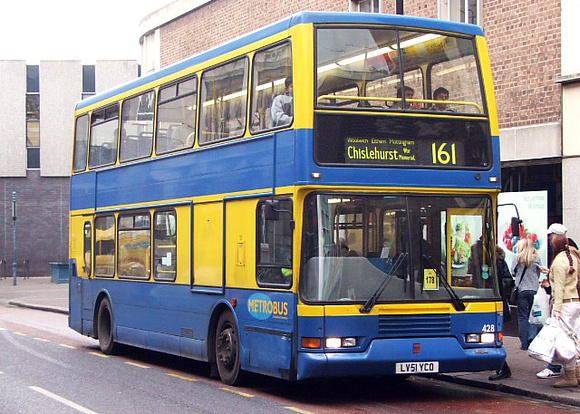 Route 161, Metrobus 428, LV51YCO, Woolwich