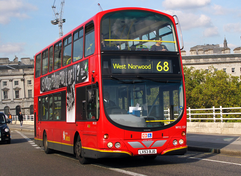 London Bus Routes Route 68 Euston West Norwood Route 68 London