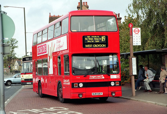 Route 119, Stagecoach Selkent, T616, NUW616Y, Bromley