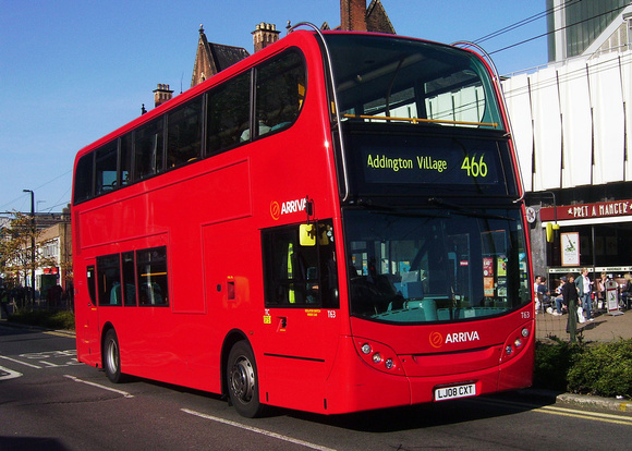 Route 466, Arriva London, T63, LJ08CXT, Croydon