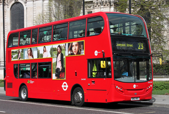 Route 23, Tower Transit, DNH39117, SN12ARZ, St Pauls