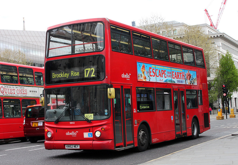 London Bus Routes | Route 172: Brockley Rise - Aldwych | Route 172 ...