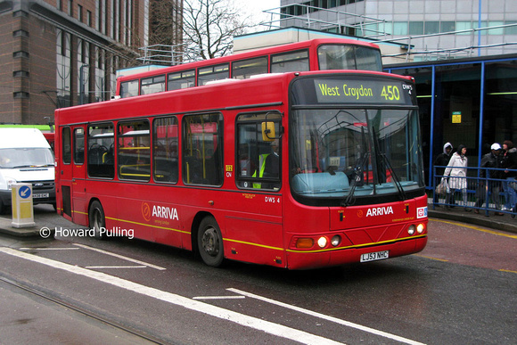Route 450, Arriva London, DWS4, LJ53NHC, West Croydon