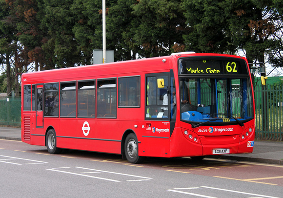 Route 62, Stagecoach London 36296, LX11AXP, Marks Gate