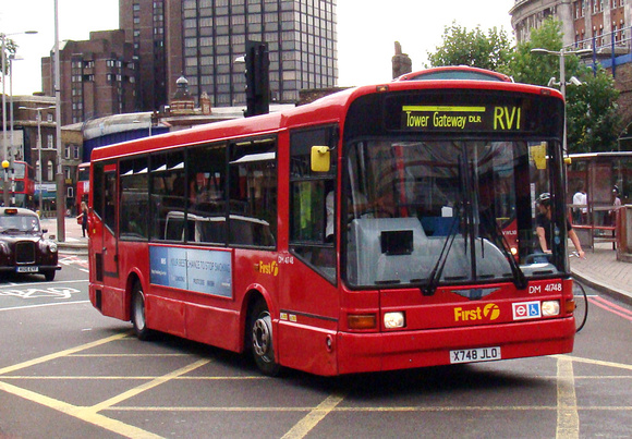 Route RV1, First London, DM41748, X748JLO, Waterloo