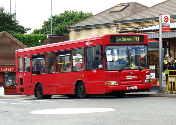 Route R1, Metrobus 287, SN03YCL, Orpington