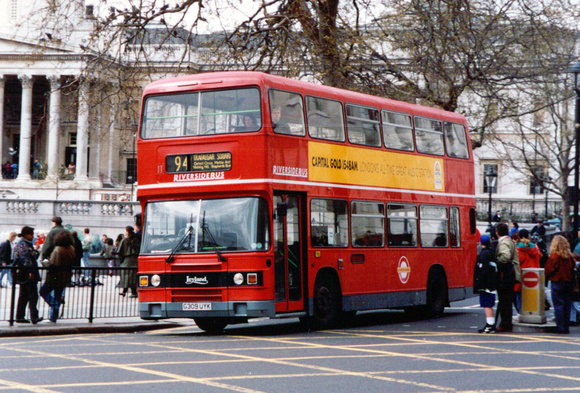 Route 94, Riverside Bus, L309, G309UYK, Trafalgar Square