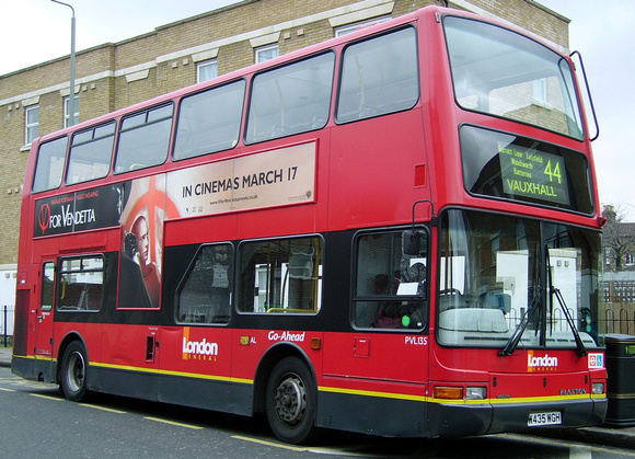Route 44, London General, PVL135, W435WGH, Tooting
