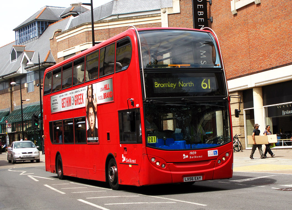 Route 61, Selkent ELBG 19139, LX56EAY, Bromley