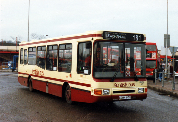 Route 181, Kentish Bus 204, L204YCU, Lewisham