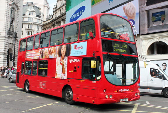 Route 159, Arriva London, DW87, LJ04LGA, Piccadilly Circus