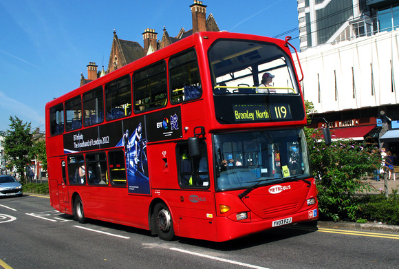 Route 119, Metrobus 439, YV03PZJ, Croydon