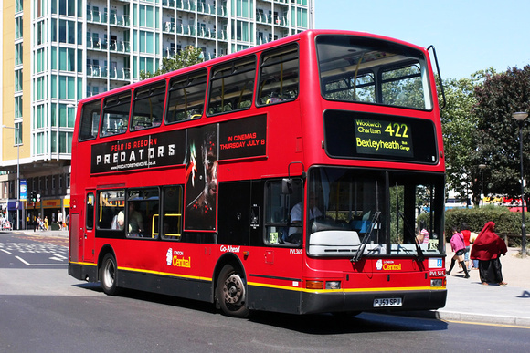 Route 422, London Central, PVL365, PJ53SPU, Woolwich