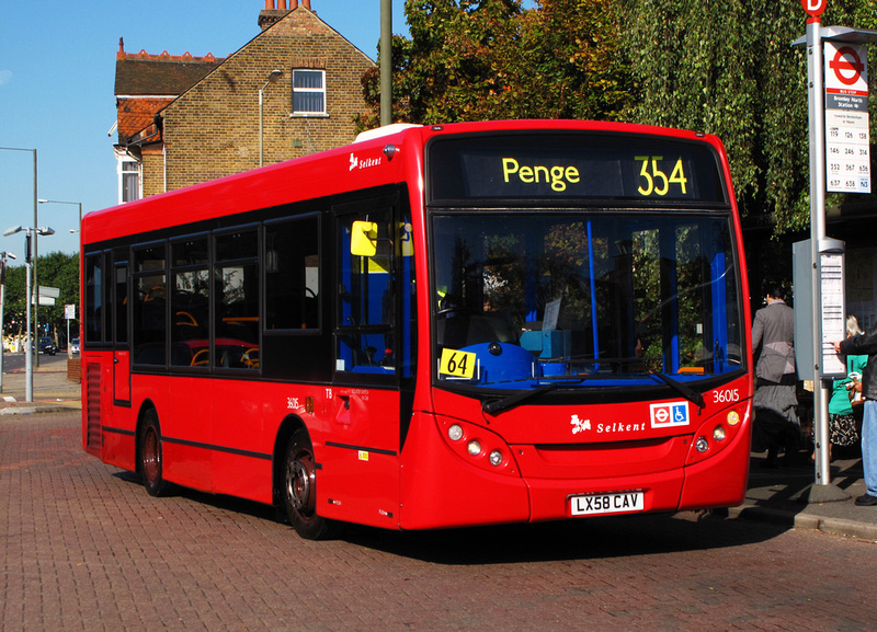 London Bus Routes | Route 354: Bromley North - Penge | Route 354