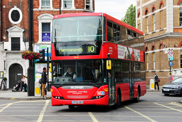 Route 10, London United RATP, SP148, YP59OEG