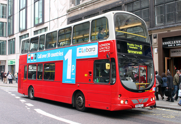 Route 9, London United RATP, VR228, BD51YCT, The Strand