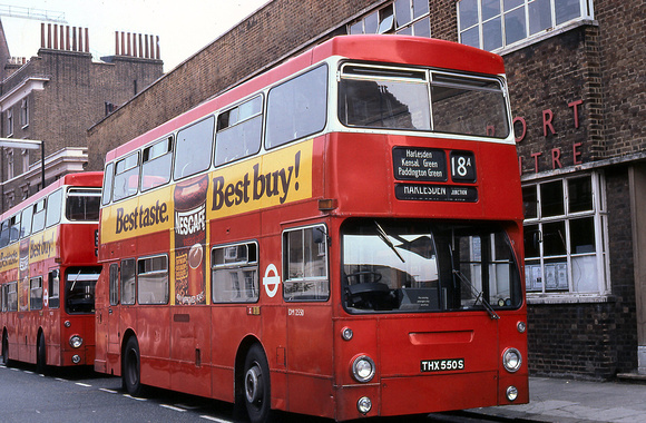 Route 18A, London Transport, DM2550, THX550S, Baker Street