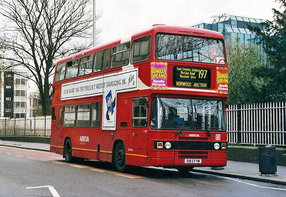 Route 197, Arriva London, L183, D183FYM, Croydon