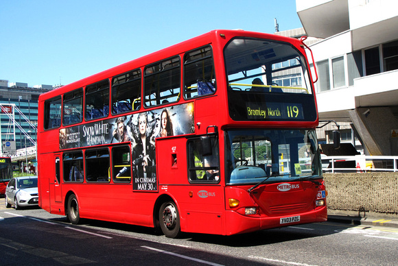 Route 119, Metrobus 437, YV03PZG, East Croydon