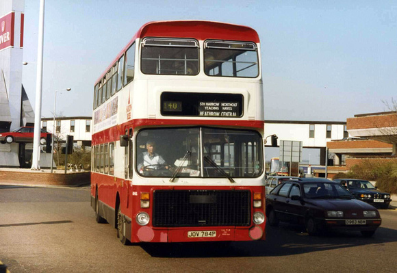 Route 140, Harrow Buses, V34, JOV784P, Heathrow