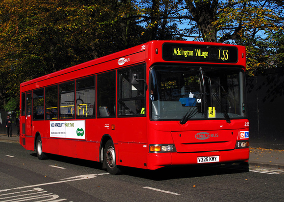 Route T33, Metrobus 325, V325KMY, Croydon