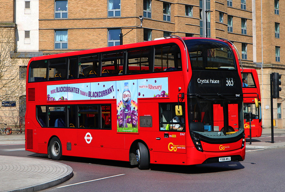 Route 363, Go Ahead London, EH67, YX67WHJ, St George's Circus