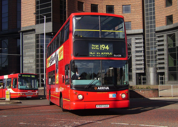 Route 194, Arriva London, DLA220, X501GGO, Croydon