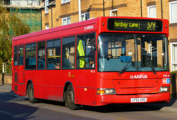 Route 379, Arriva London, PDL92, LF52URO, Chingford