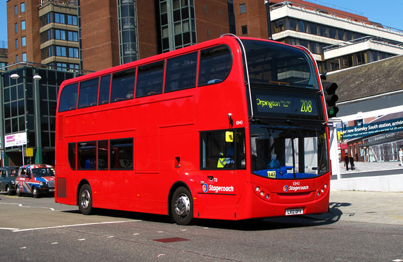 Route 208, Stagecoach London 10140, LX12DFY, Bromley