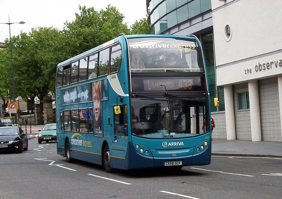 Route 433, Arriva Merseyside 4422, CX58GCF, Liverpool