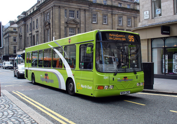 Route 95, Go North East 8261, NK04ZNC, Newcastle
