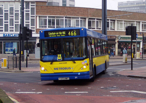 Route 466, Metrobus 371, Y371HMY, Croydon