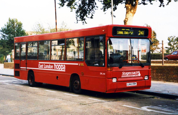 Route 241, Stagecoach London, DRL144, L144VRH, Canning Town
