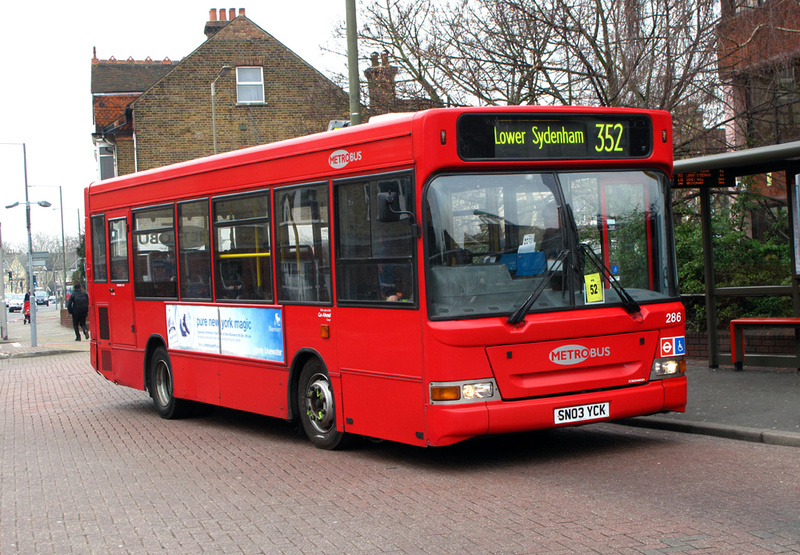 London Bus Routes | Route 352: Bromley North - Lower Sydenham | Route ...