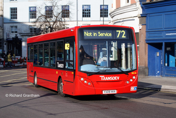 Route 72, Transdev, DE44, YX09HKN, Hammersmith