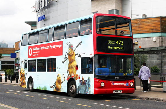 Route 472, Stagecoach London 17951, LX53JYP, East Greenwich