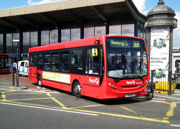 Route 368, First London, DML44175, YX11AFV, Barking