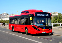Route 521, Go Ahead London, SEE7, LJ16NNM, Waterloo Bridge
